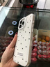 米弗希 ins夏日多巴胺果凍波點(diǎn)適用蘋果16promax手機(jī)殼iPhone15pro新款14網(wǎng)紅13爆款12/11防摔簡(jiǎn)約手機(jī)套 果凍滴膠鏡頭【簡(jiǎn)潔白】同色鏡頭框+黑色大波點(diǎn) iPhone 15 曬單實(shí)拍圖