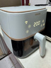 飛利浦（PHILIPS）家用多功能空氣炸鍋 透明可視化免翻面 金屬內(nèi)腔 大容量5升 燉烤炸焗一體 清涼暑假 HD9455 曬單實(shí)拍圖