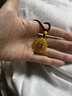 金至尊（3DG Jewellery）寶相花黃金吊墜足金999掛墜古法蓮花金墜子八寶羅盤不含項(xiàng)鏈計(jì)價(jià) 總重12.90克（金重10.90克） 曬單實(shí)拍圖