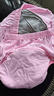 滿(mǎn)羊羊成人隔尿褲可水洗防漏布尿褲中老年人女士失禁內褲護理用品尿布褲 粉色【吸水鎖水500毫升】 3XL碼 (建議145-165斤) 曬單實(shí)拍圖