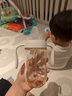 bebebus鉆光奶瓶6-10個月300ml寶寶ppsu偏心仿母乳防脹氣防嗆重力球奶瓶 曬單實拍圖
