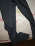 威可多（VICUTU）男士西褲商務(wù)修身羊毛直筒長(cháng)褲通勤百搭深灰180/93A 曬單實(shí)拍圖