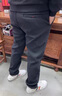 羅蒙休閑褲男士秋冬新款修身直筒西褲中年彈力輕商務(wù)男長褲子男 9908H灰色 [秋季新款] 32 腰圍2尺5 曬單實拍圖