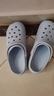 名創(chuàng)優(yōu)品（MINISO）洞洞鞋男女夏季外穿沙灘涼鞋防滑厚底踩屎感包頭涼拖鞋 藍(lán) 38-39 曬單實(shí)拍圖
