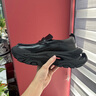 卡賓男鞋春季3D打印設計厚底增高老爹鞋子男款軟底踩屎感休閑輕奢潮鞋 黑色 41 曬單實(shí)拍圖