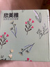 欣美雅（xinmeiya）小清新玻璃杯耐高溫果汁牛奶杯高顏值喝水杯2025新款水杯子夏 小清新把手杯+杯刷 高硼硅玻璃材質(zhì) 曬單實(shí)拍圖
