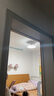 美的（Midea）風(fēng)扇燈餐廳吊扇燈led臥室燈隱形扇葉遙控三防燈具熟睡風(fēng)包安裝 曬單實(shí)拍圖