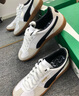 彪馬（PUMA）【德訓(xùn)鞋】多巴胺薄底T頭鞋男女新款板鞋 PALERMO 396464 白-灰色-樹膠色-01 38 曬單實(shí)拍圖
