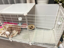 蔻絲狗籠子小型犬帶廁所家用室內(nèi)泰迪比熊陽臺(tái)圍欄 曬單實(shí)拍圖