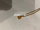 六桂福珠寶 LIU GUI FU JEWELRY黃金項(xiàng)鏈女1g足金999小方糖吊墜純金首飾生日禮物送女友老婆實(shí)用 金重約1.32克 足金方糖吊墜（贈s925鏈） 曬單實(shí)拍圖