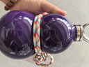 SAMADOYO尚明保溫杯葫蘆創(chuàng)意便攜水壺葫蘆杯吸管高顏值大容量國(guó)潮隨行水杯 紫色葫蘆杯【帶吸管、背繩】 【約520ml】 曬單實(shí)拍圖