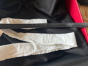 YSL圣羅蘭 女士CASSANDRE黑色光面皮方扣窄腰帶（2CM) 黑色 80 曬單實(shí)拍圖
