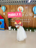 安妮優(yōu)兒女童禮服公主裙婚禮花童兒童主持人走秀生日鋼琴演出服 白色  130 曬單實拍圖