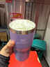 STANLEY拎拎杯吸管杯水杯保溫杯不銹鋼杯子大容量辦公591ML-薰衣草紫 曬單實(shí)拍圖