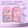 史努比（SNOOPY）書包小學(xué)生女生1-3年級180度全開口兒童學(xué)生書包 夢幻紫小號 曬單實拍圖