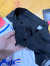 李寧童裝兒童套裝男大童夏季新款速干短袖短褲兩件裝吸汗跑步薄運動(dòng)服 標準白+黑色 150 曬單實(shí)拍圖
