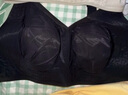 赫蓮娜（HR）內衣女兔耳朵杯大胸顯小蕾絲文胸 黑色 M【建議75B-75D】  曬單實(shí)拍圖