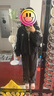 LAGOGO【蘭花系列】運動(dòng)休閑條紋外套女拉谷谷2025春新款翻領(lǐng)上衣 黑色 L 曬單實(shí)拍圖