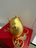 銅師傅擺件萌金牛頭小探吉祥物牛 工藝品牛生日禮物工藝禮品送客戶朋友 曬單實(shí)拍圖