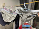 蕉內(nèi)【周冬雨同款】301S女士棉內(nèi)褲中腰7A抗菌撞色腰帶三角夏季3件裝 曬單實(shí)拍圖