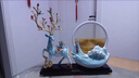 創(chuàng)意招財(cái)鹿一帆風(fēng)順流沙畫擺件客廳家居玄關(guān)酒柜辦公室喬遷裝飾品 招財(cái)路藍(lán)色+一帆風(fēng)順【黑圈黃沙】禮盒裝 曬單實(shí)拍圖