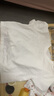 Olrain歐芮兒2025春夏新款白色簡(jiǎn)約百搭下擺拼接蕾絲邊圓領(lǐng)T恤女 白色 L 曬單實(shí)拍圖