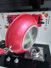 特福（Tefal）炒鍋不粘鍋家用炒菜鍋少油煙鍋32cm炒鍋佳溫紅心磁爐通用炒鍋 曬單實(shí)拍圖