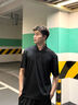 Calvin KleinJeans25早秋新款男士商務(wù)休閑ck純色刺繡純棉短袖T恤POLO4LC228G UB1-太空黑 L 曬單實(shí)拍圖