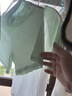 迪士尼寶寶女童睡衣夏季2025純棉上衣女孩夏裝舒服柔軟短袖兩件套兒童家居服 【女童】e迪狐兔頭K清涼綠 160 曬單實拍圖