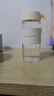 富光清然玻璃杯 高硼硅玻璃水杯子 女生便攜牛奶咖啡高顏值茶杯480ml 曬單實(shí)拍圖