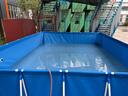 戶(hù)外小型支架游泳池成人兒童戲水池免充氣可折疊移動(dòng)養魚(yú)池 4.8*3.9*0.8米 曬單實(shí)拍圖