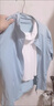 樂梵森（lefansen）羽毛球衣服運動短裙套裝羽毛球外套短褲女士速干衣服套裝 天空藍(lán)短袖外套+白色短裙 防走光 M 85-100斤 新升級面料 速干/高彈 曬單實拍圖