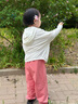 拉比（Labi Baby）兒童褲子春夏薄款運(yùn)動(dòng)褲涼感透氣束腳褲3A抑菌 深粉色 110 曬單實(shí)拍圖