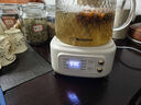 西屋全玻璃養(yǎng)生壺家用嬰兒泡奶多功能恒溫壺辦公室花茶煮茶器燒水壺X12 杏仁白 1.2L （標配+茶漏） 曬單實拍圖