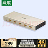 綠聯(lián) HDMI分配器一分四 一進(jìn)四出4K高清視頻同屏 筆記本電腦電視盒子連顯示器投影儀一分二分屏器40277 曬單實(shí)拍圖