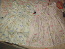 貝瑞加（Babyprints）女童連衣裙夏季寶寶公主裙周歲生日禮服女孩純棉可愛(ài)背心裙 粉90 曬單實(shí)拍圖