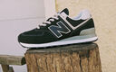 NEW BALANCE 運(yùn)動(dòng)鞋男鞋女鞋透氣復(fù)古拼接經(jīng)典休閑鞋574系列ML574EVB 40 曬單實(shí)拍圖