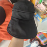 蕉下（beneunder）蛋卷燈罩帽大檐空頂帽防曬帽女遮陽(yáng)帽登山帽太陽(yáng)帽男UL712黑 曬單實(shí)拍圖