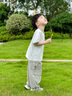 齊齊熊【涼感防曬褲】男童運(yùn)動(dòng)長(zhǎng)褲夏季防蚊褲薄款寶寶褲子工裝夏褲 石頭灰 110 曬單實(shí)拍圖