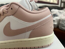 耐克NIKE籃球鞋女喬丹AJ1 JORDAN 1 低幫運(yùn)動(dòng)鞋 DC0774-162白粉39 曬單實(shí)拍圖