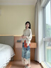 百富（BYFORD）復(fù)古新中式國風(fēng)睡衣仿真絲綢緞面睡袍夏季薄款家居服睡裙BF05248 香檳色 均碼 140斤以內(nèi) 曬單實(shí)拍圖