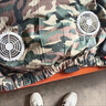迪伽洛夏季降溫空調(diào)服帶風(fēng)扇的衣服戶外防暑充電制冷勞保工人工地工作服 2風(fēng)扇迷彩1件+32V電池配件1套 XL (175) 【推薦120-140斤】 曬單實(shí)拍圖