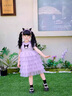 G.DUCK KIDS小黃鴨童裝庫洛米公主裙夏季2025新款兒童連衣裙女寶寶薄款蓬蓬裙 單件裙子+發(fā)箍 110 建議4~5歲（100-110cm） 曬單實(shí)拍圖