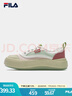 FILA 斐樂(lè )官方女鞋楊冪同款摩登帆布鞋2024夏季新款水母鞋時(shí)尚休閑鞋 桃色粉/新薄荷綠-CS 38 曬單實(shí)拍圖