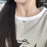 春淺925銀小蠻腰流蘇項(xiàng)鏈女生日禮物小眾設(shè)計(jì)感女士鎖骨鏈時(shí)尚吊墜 曬單實(shí)拍圖