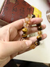 中國(guó)黃金（CHINA GOLD）黃塔晶黃虎眼石手串男女同款招財(cái)手鏈七夕情人節(jié)禮物送女朋友老婆 10mm財(cái)耀虎韻手串-中金禮盒 曬單實(shí)拍圖