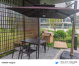 藤朝家具（Teng chao jia ju）戶外桌椅套裝花園露天鑄鋁椅桌休閑陽(yáng)臺(tái)別墅北歐庭院室外桌椅 花背4椅+130CM鋁合金條紋長(zhǎng)桌 曬單實(shí)拍圖