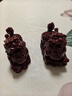 玄佑天然朱砂貔貅擺件紫金砂招財納福風(fēng)水擺設客廳旺宅辦公室工藝品 小號貔貅公母一對約8*4*7cm 曬單實(shí)拍圖
