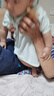 babylove【清倉(cāng)】嬰兒包屁衣夏季薄款短袖三角哈衣寶寶透氣莫代爾嬰兒衣服 曬單實(shí)拍圖