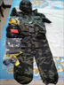 云薔兒童迷彩服套裝 兒童迷彩衣服小特警馬甲玩具槍戰(zhàn)術(shù)頭盔親子 短袖 】迷彩戰(zhàn)術(shù)套裝+衣服 150 尺 曬單實拍圖